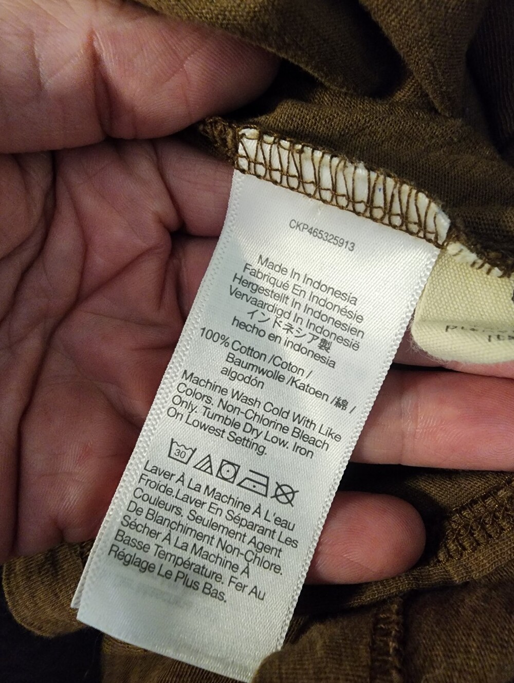 Madewell Whisper Cotton Turtleneck Tee in Forage Women's Small S 100% Cotton EUC - Picture 7 of 7